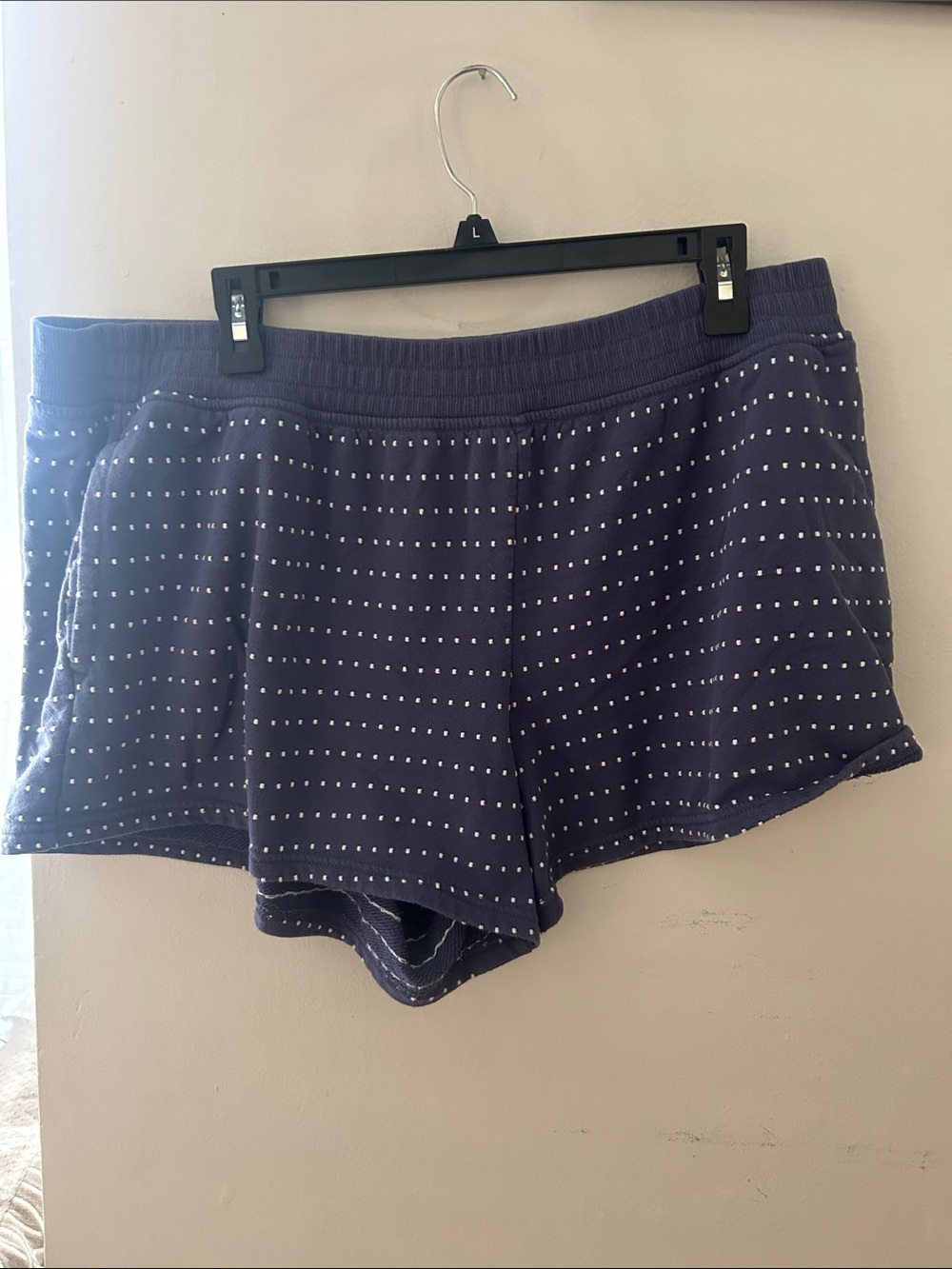 aerie Navy Dot-Print Shorts